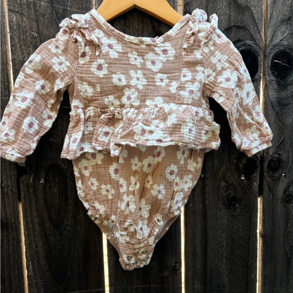 Floral Ruffle Romper